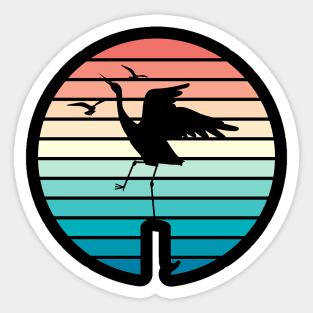 Crane Kick Sticker